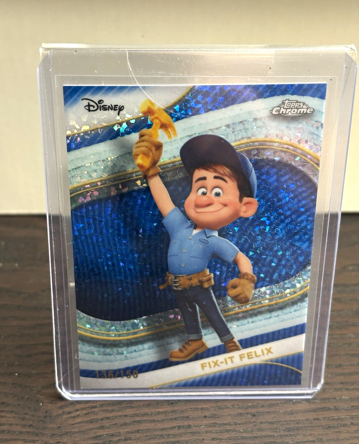Topps 2023 Topps Chrome Disney 100 Fix-It Felix #66 Serial Numbered /150