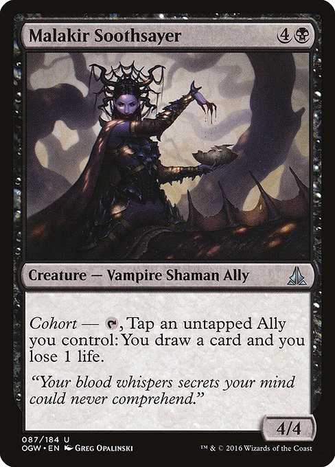 [MTG] Malakir Soothsayer (087) (OGW) LP-HP