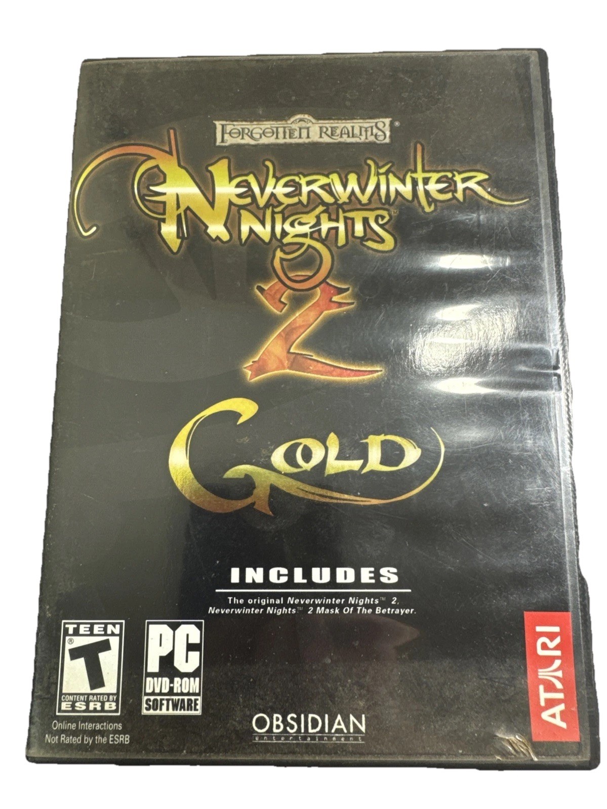 Neverwinter Nights 2 Gold PC DVD-ROM Excellent Complete Forgotten Realms