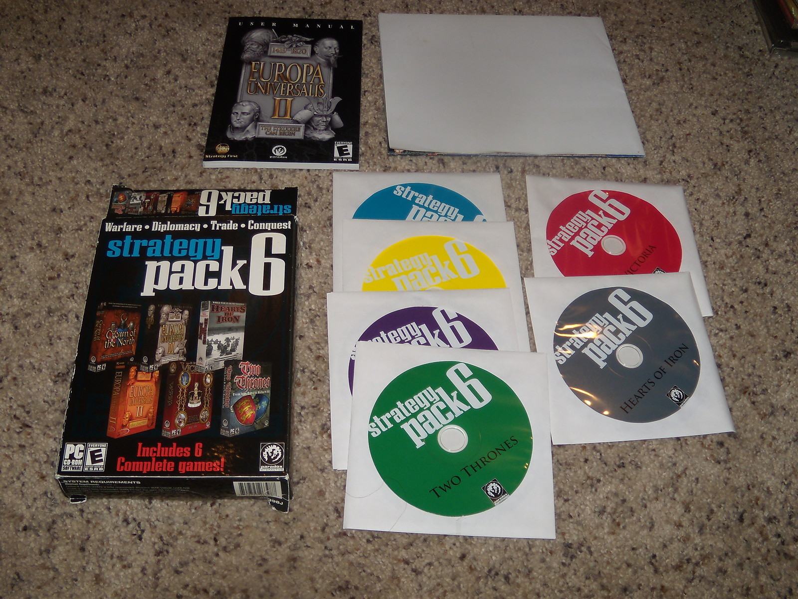 Strategy Pack 6: Crown of the North, Hearts of Iron, Two Thrones & 3 more