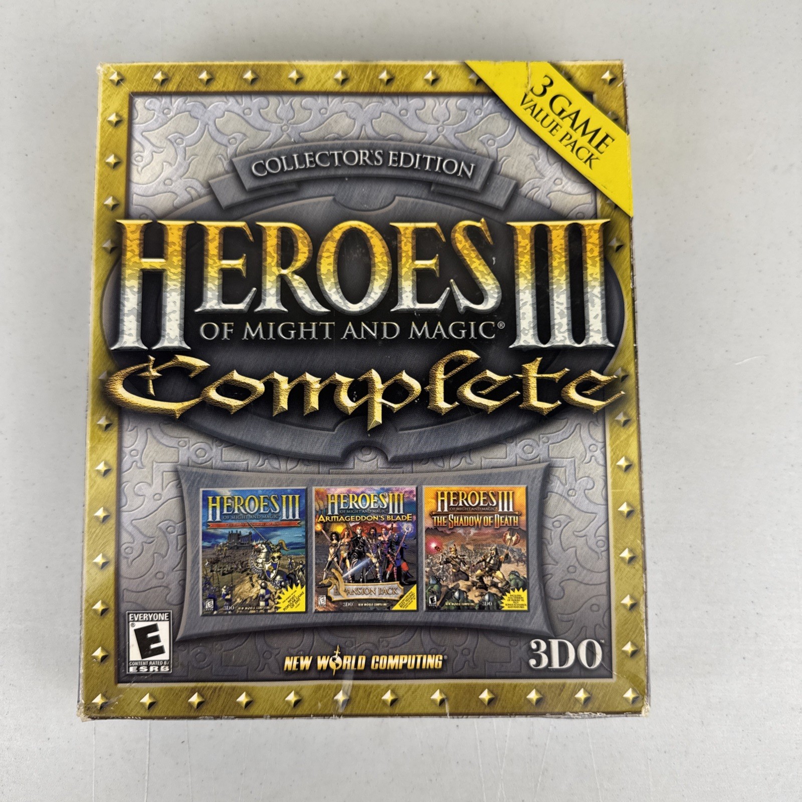 Heroes of Might and Magic III: Complete (PC, 2000) Open Box NEW Sealed w/ Box