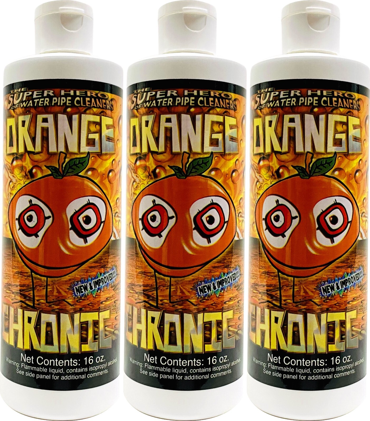 Orange Chronic Cleaner x3 16oz Bottles