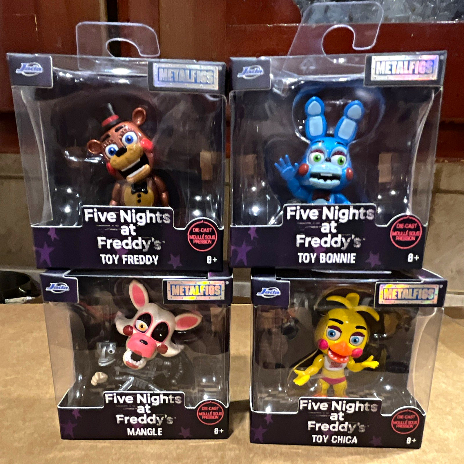 2026 Jada Toys METALFigs Five Nights at Freddy\'s Die-Cast Set Toy Freddy + 3
