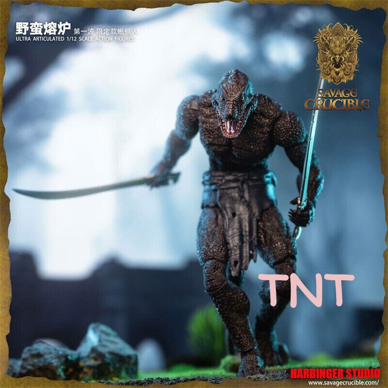 Harvinger Studios Savage Crucible Ultra Articulated 1/12 Scale Figures Model Toy