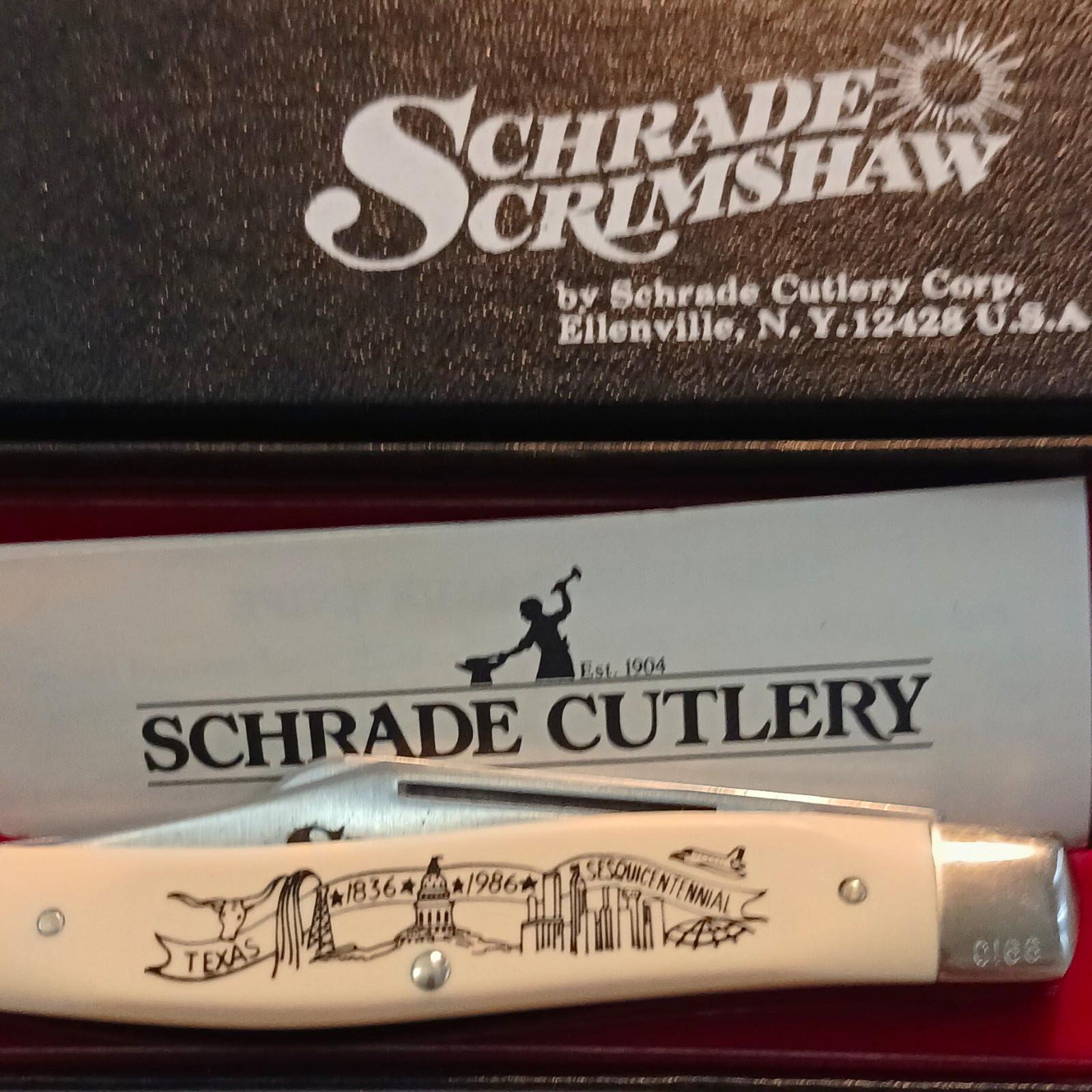 Schrade Manu SC-505 Limited Edition Commemorative 1986