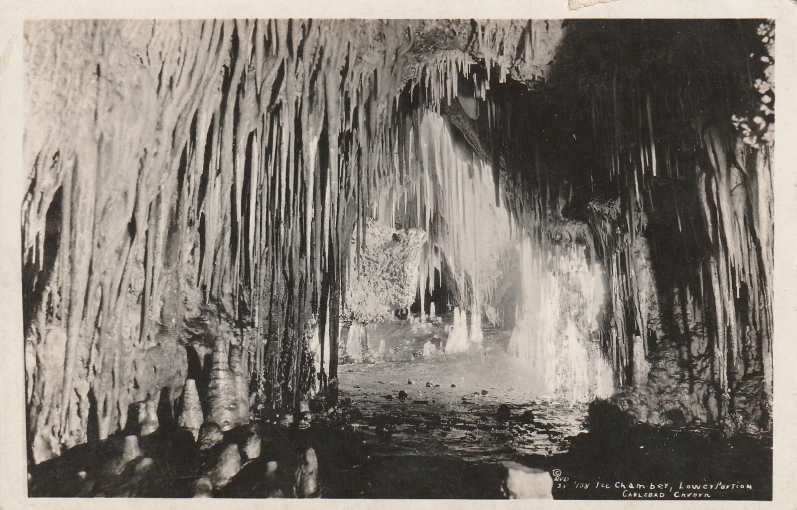 1920s Real Photo Post Card, Carlsbad Caverns,, New Mexico, NOKO, 1501