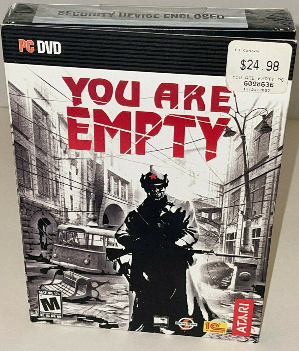 You are empty PC DVD RARE NTSC ATARI cult survival horror CIB NIB BRAND NEW Game