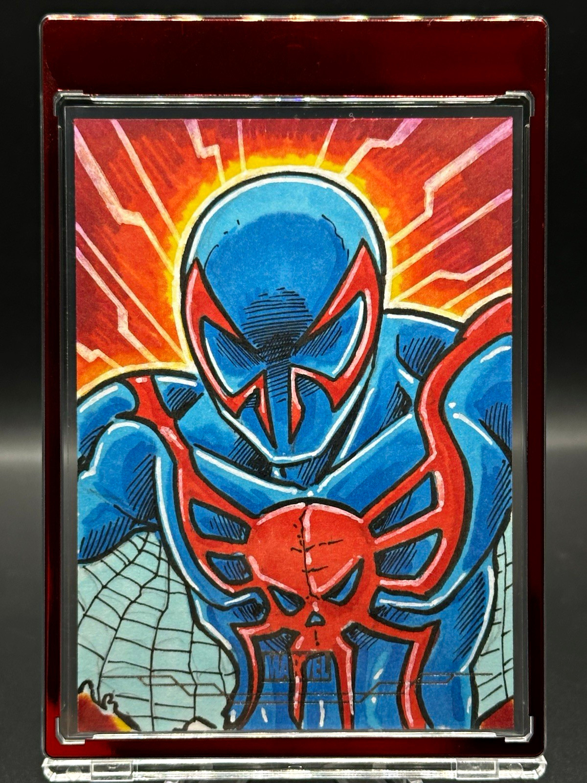 2026 Topps Chrome Marvel Spider-Man 2099 (Miguel O\'Hara) Sketch Card