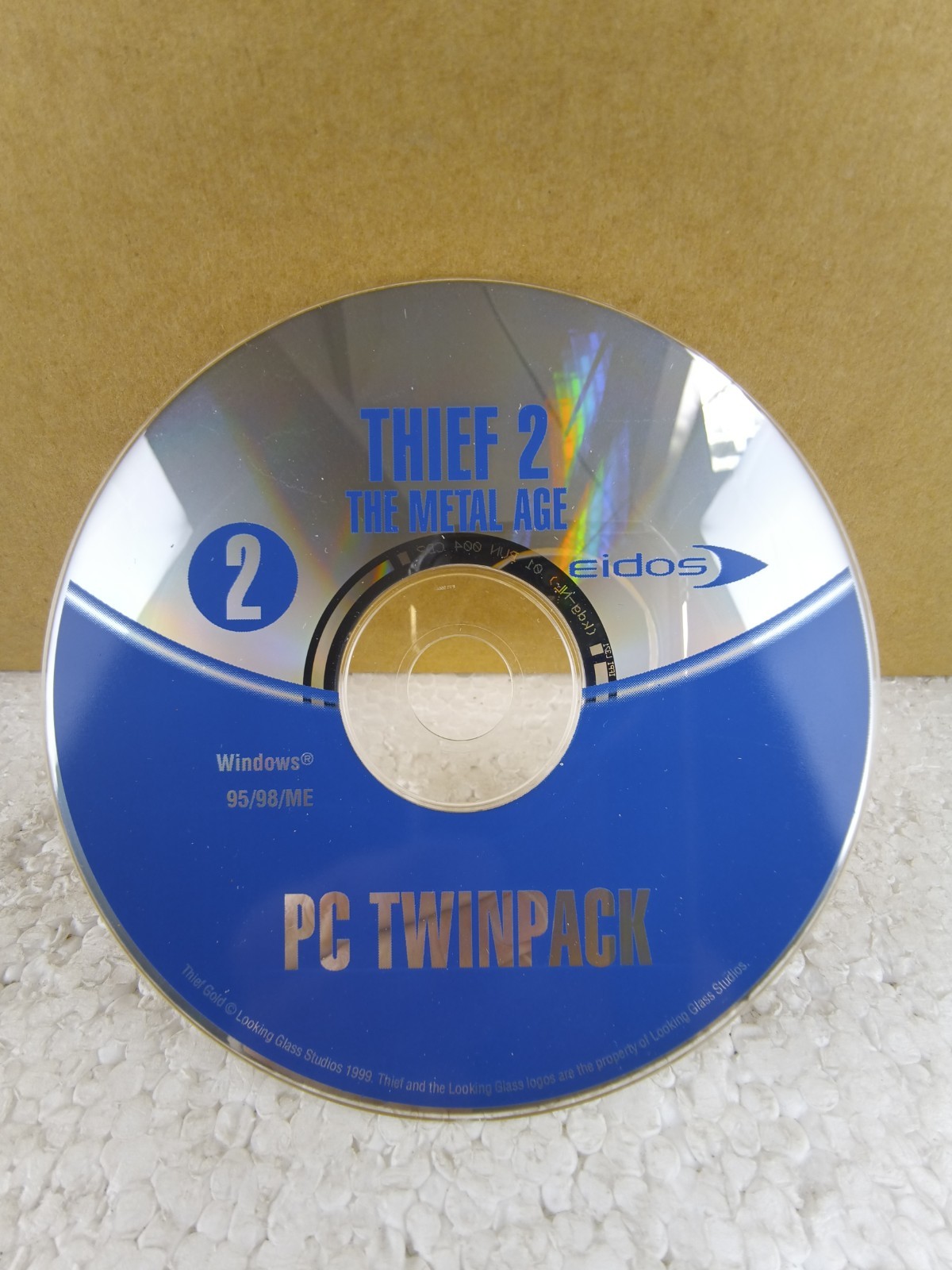Thief 2 The Metal Age PC Twinpack CD Eidos 1999 Rare Unused OEM Collector Disk