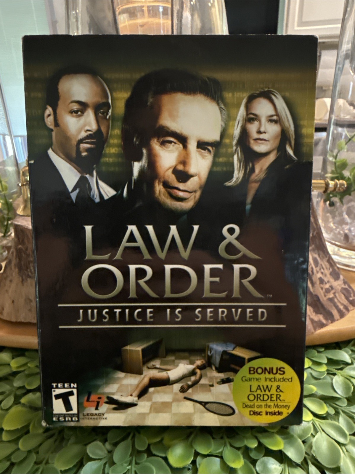 Law & Order: Justice Is Served + Dead On The Money- NEW SEALED- PC