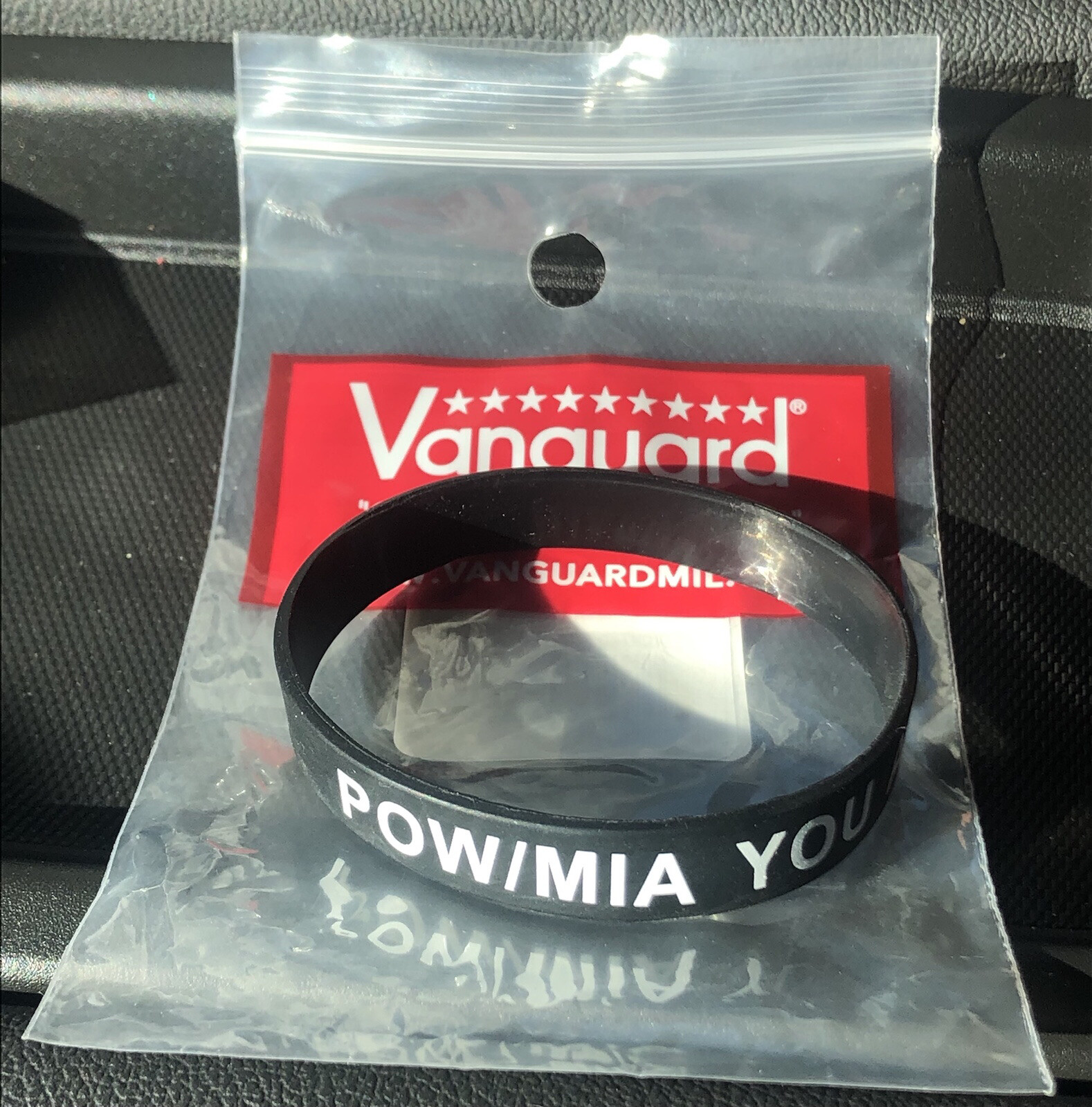 POW/MIA YOU ARE NOT FORGOTTEN SILICONE BRACELET