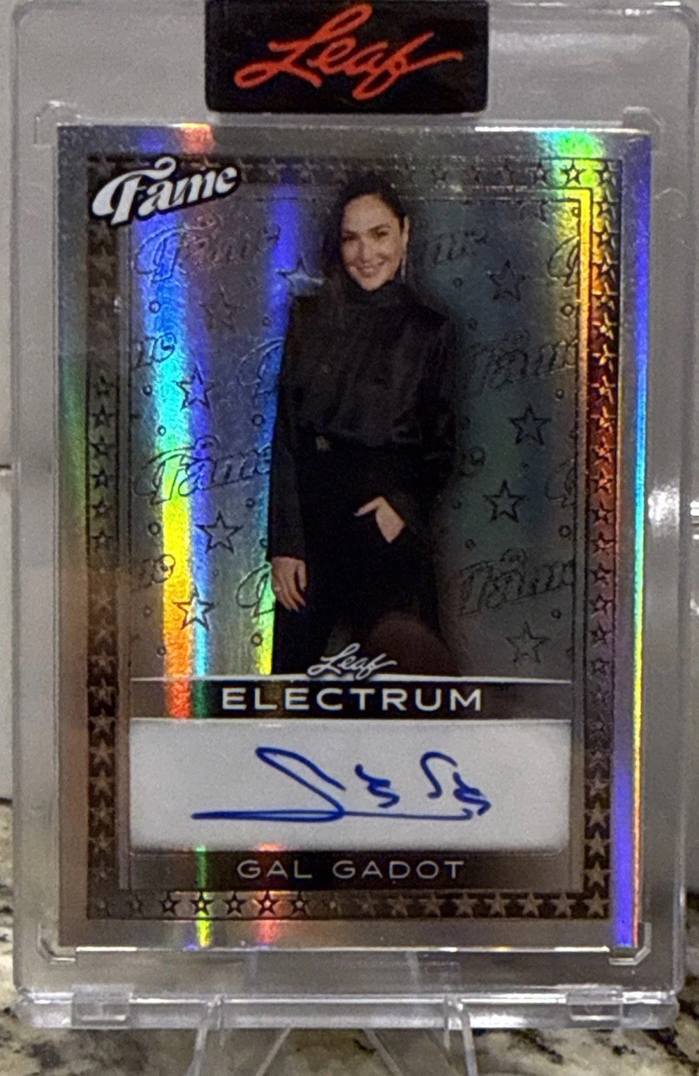 2025 leaf electrum auto Gal Gadot 1/1 Encapsulated ✍️  One Of One Wonder Woman
