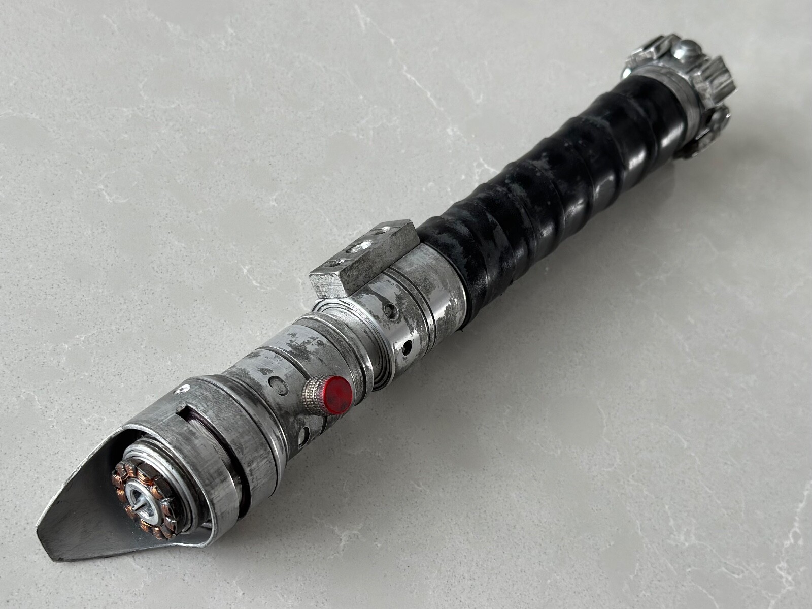 Custom Lightsaber by Starfall - Star Wars TFU 2 Starkiller weathered empty hilt