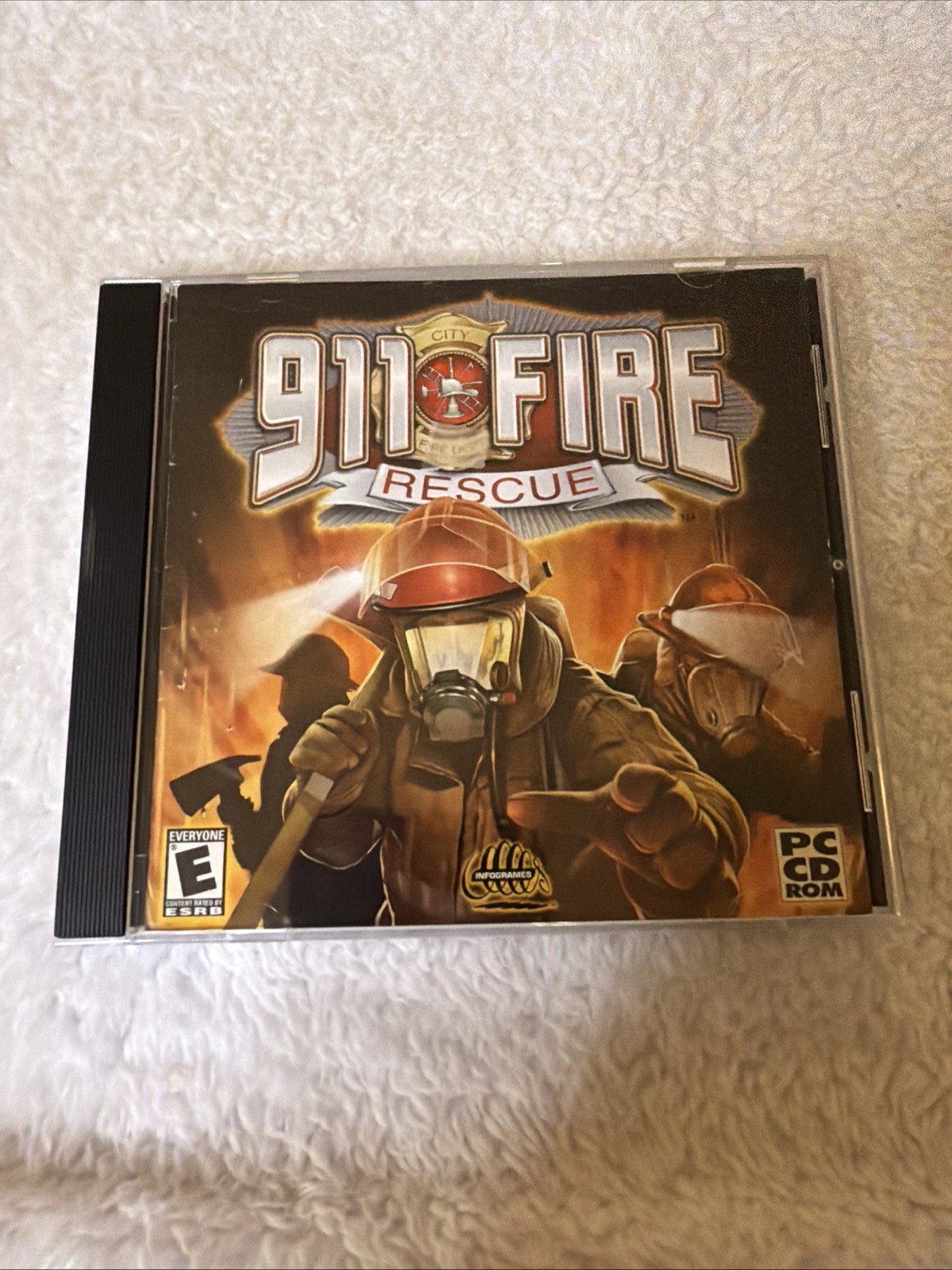911 Fire Rescue PC CD ROM Game Infogrames 2001 VTG