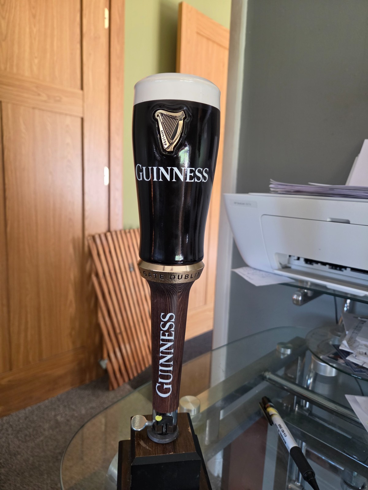 GUINNESS MUG BEER TAP HANDLE. EXCELLENT SHAPE WOW. FOR MAN CAVE.☘️☘️.☘️☘️