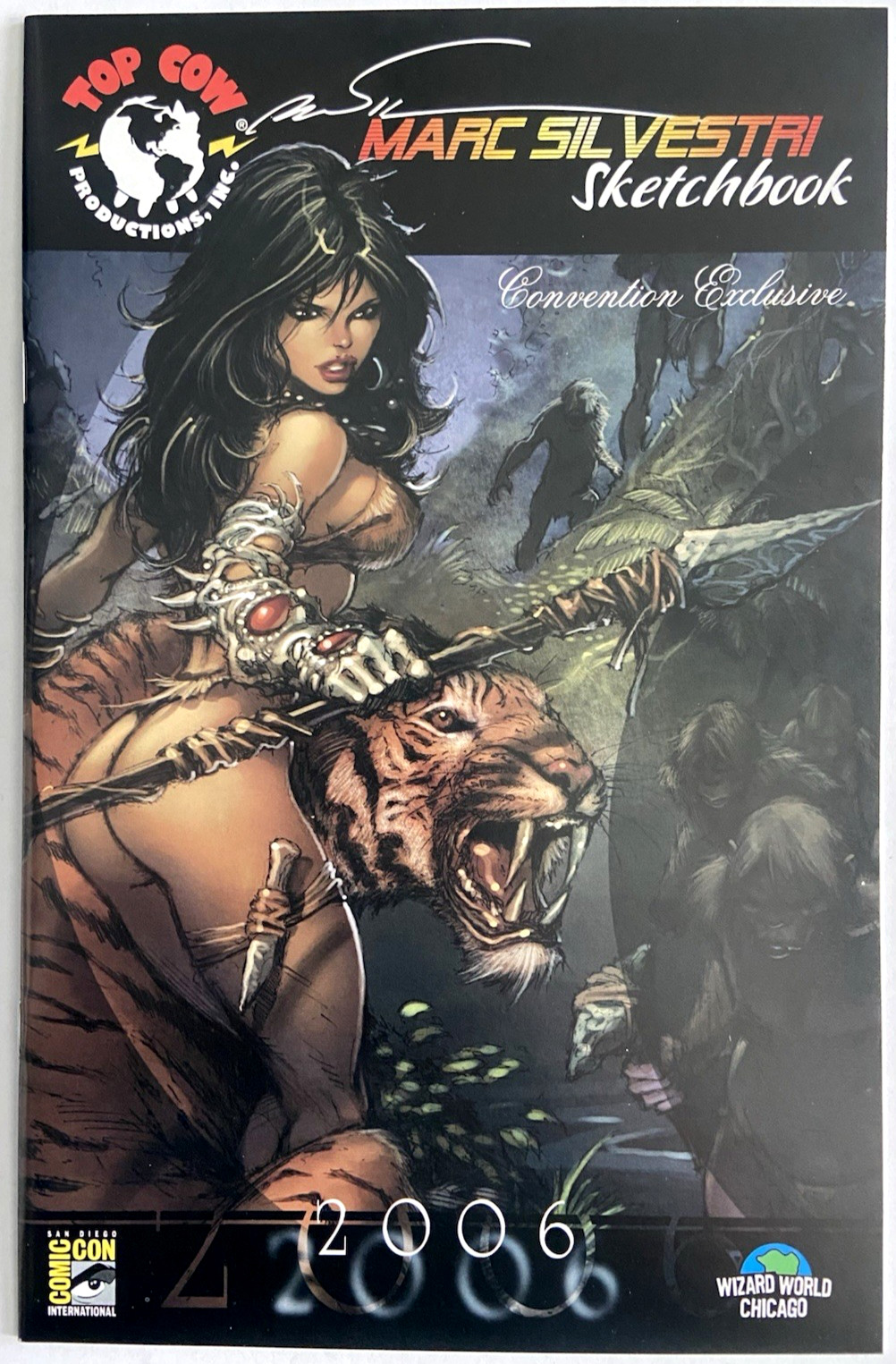 * Marc Silvestri 2006 Convention Exclusive Sketchbook Wizard Combine Shipping