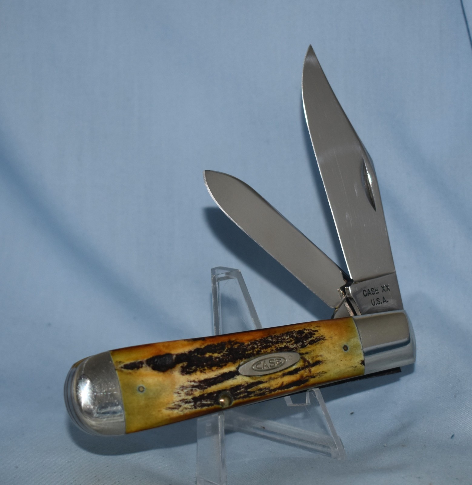 RARE VINTAGE CASE XX STAG LARGE JACK KNIFE 5299 1/2 USA 1965-69 