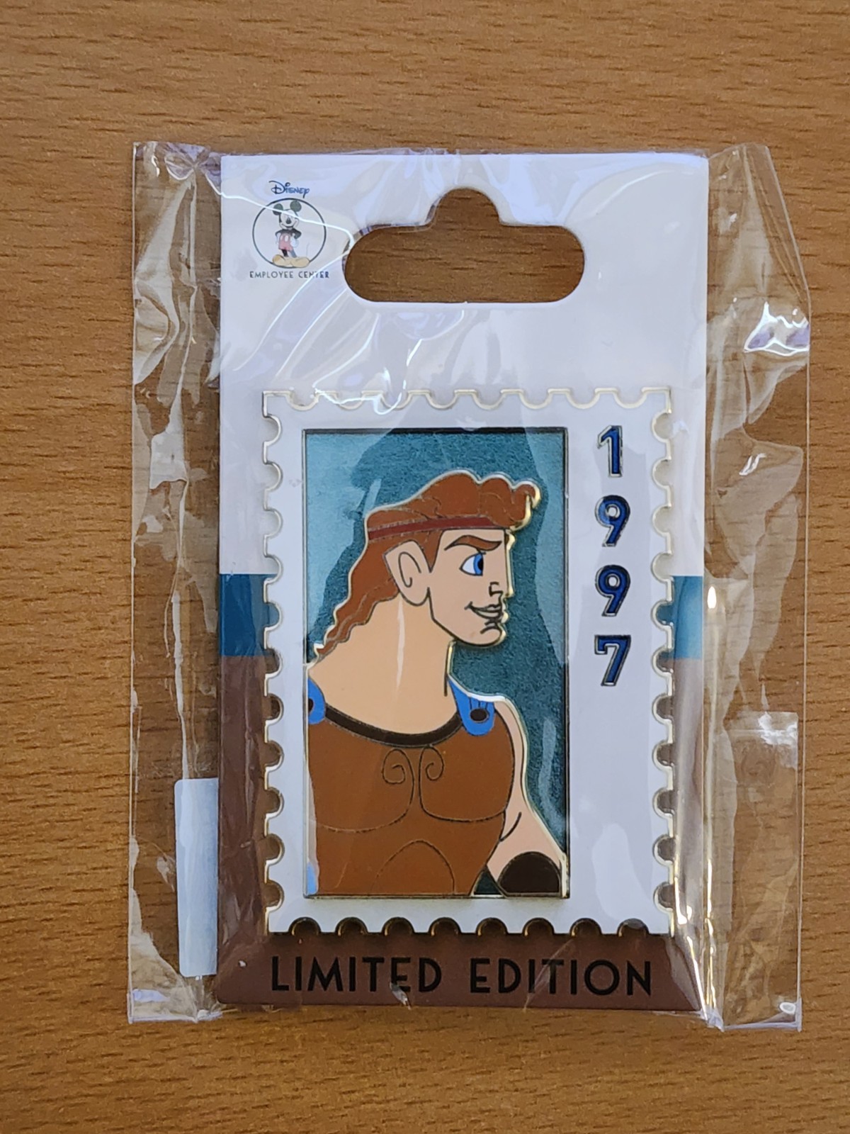 DEC Disney Employee Center Hercules Postage Stamp Pin Cast Member LE250 PINS