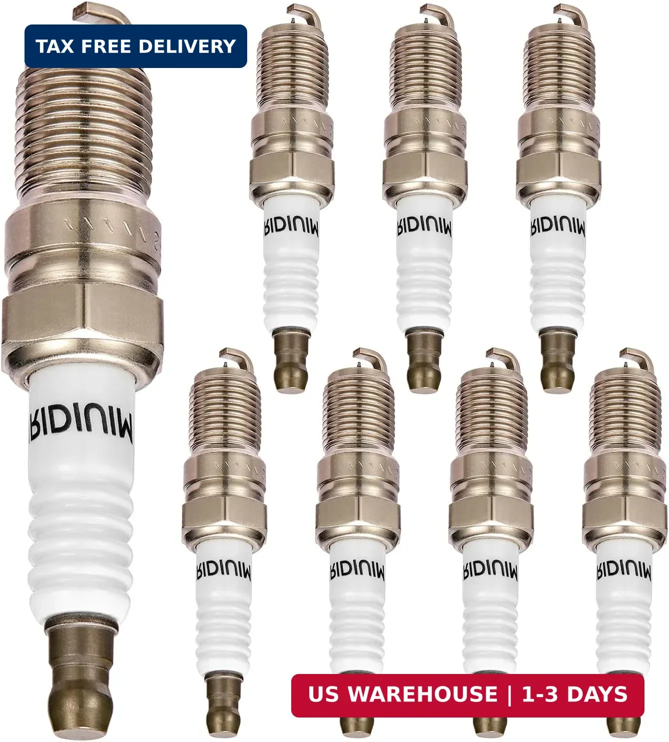 SP479/SP493 Double Iridium Spark Plugs 8 Pack Compatible with Expedition Excursi