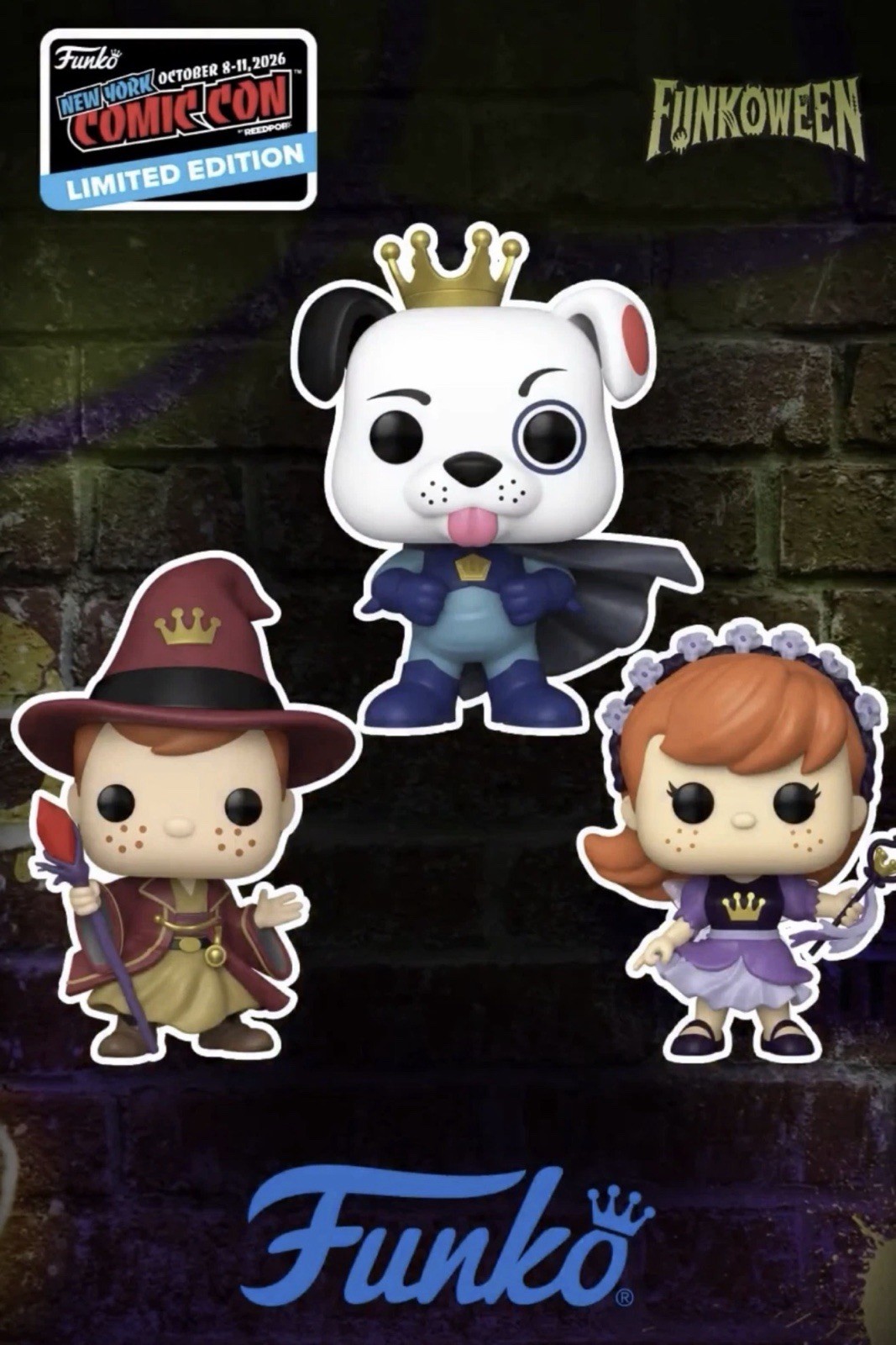 Funko NYCC 2026 Proto Franny Freddy Mascot Bundle OFFICIAL SHARED STICKER