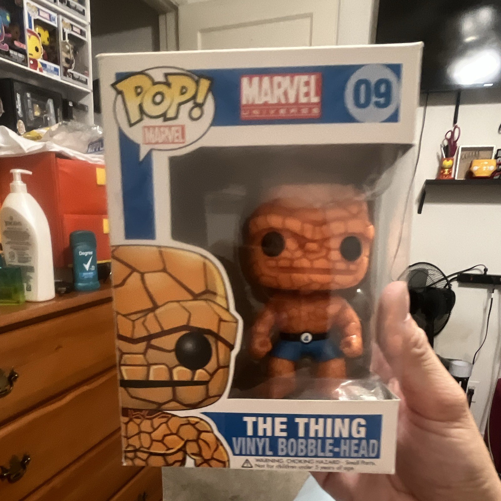 Funko Pop Marvel Universe The Thing #09 OG GRAIL