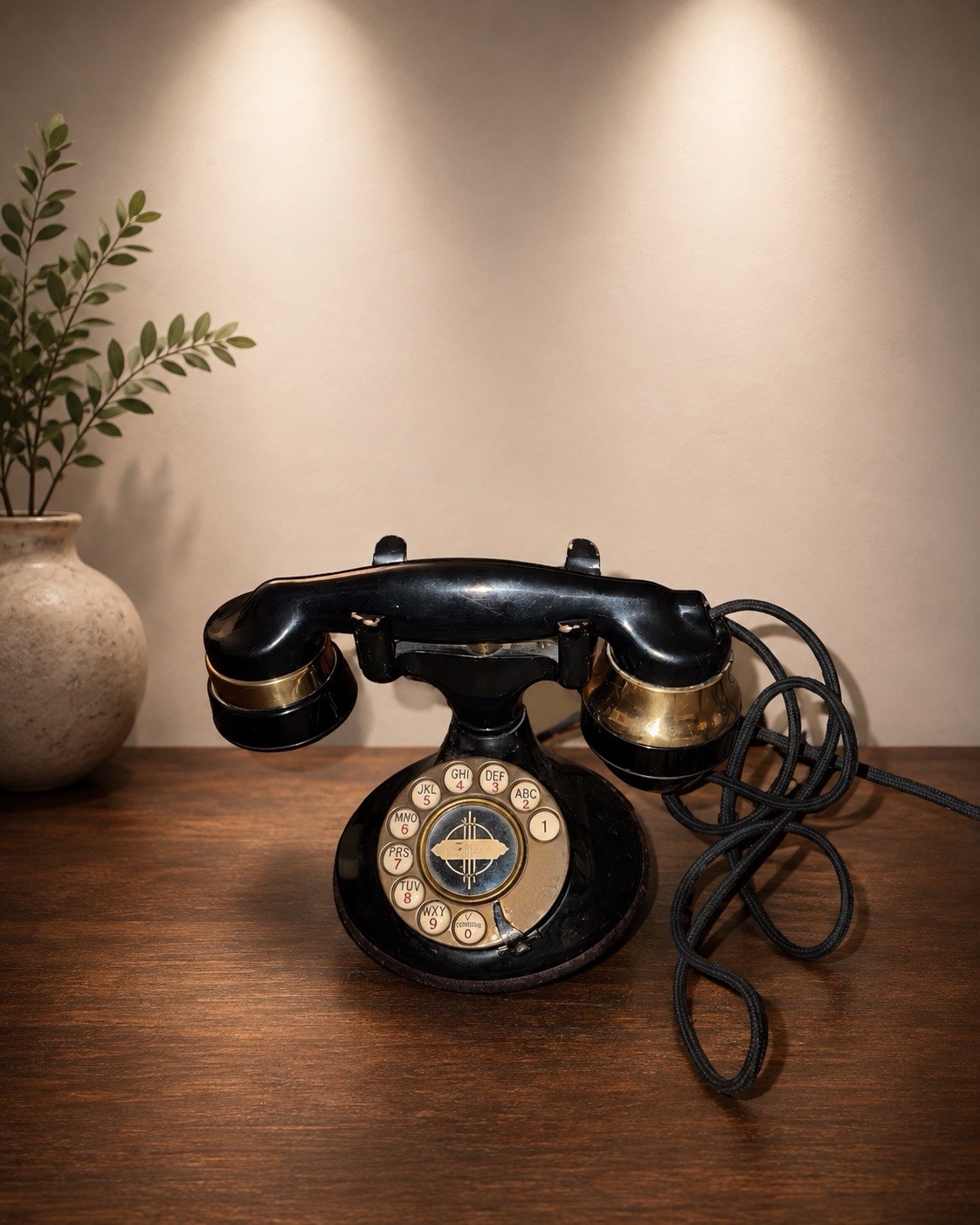 Vintage Stromberg Carlson Rotary Phone Black Bakelite Telephone