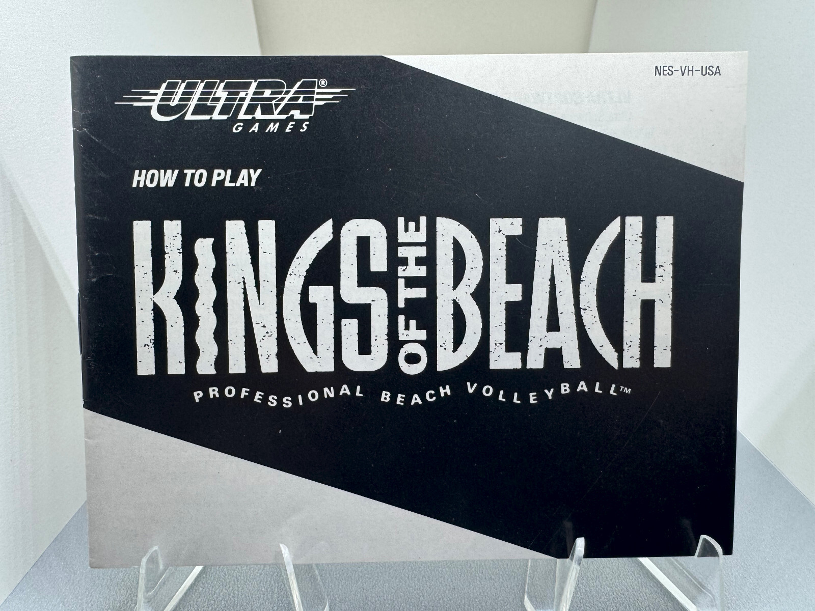 ORIGINAL Nintendo NES KING of the BEACH Instruction Booklet Manual Book Only