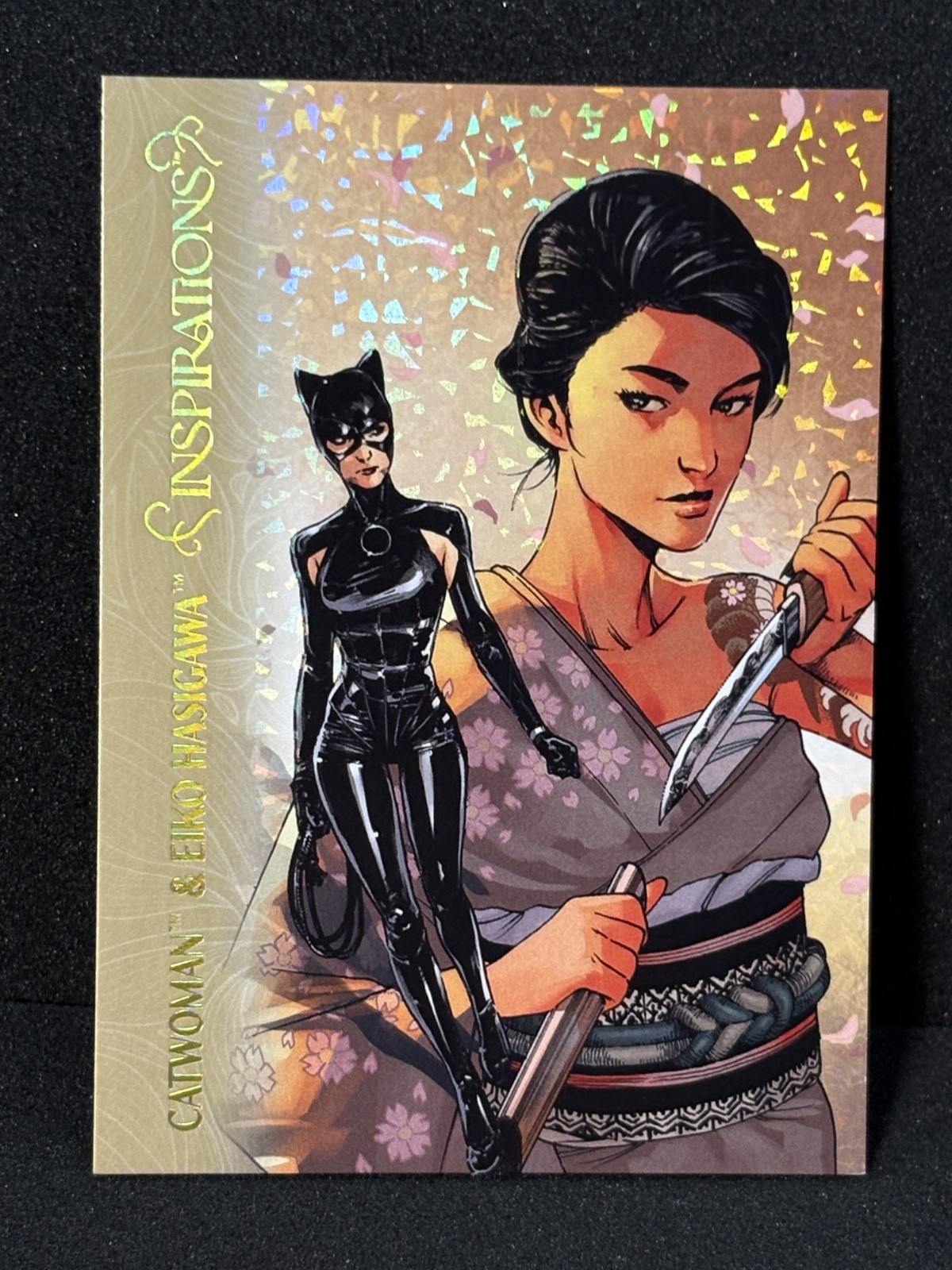 2026 World of DC Inspirations Catwoman & Eiko Hasigawa #53 Gold Spectrum 19/25