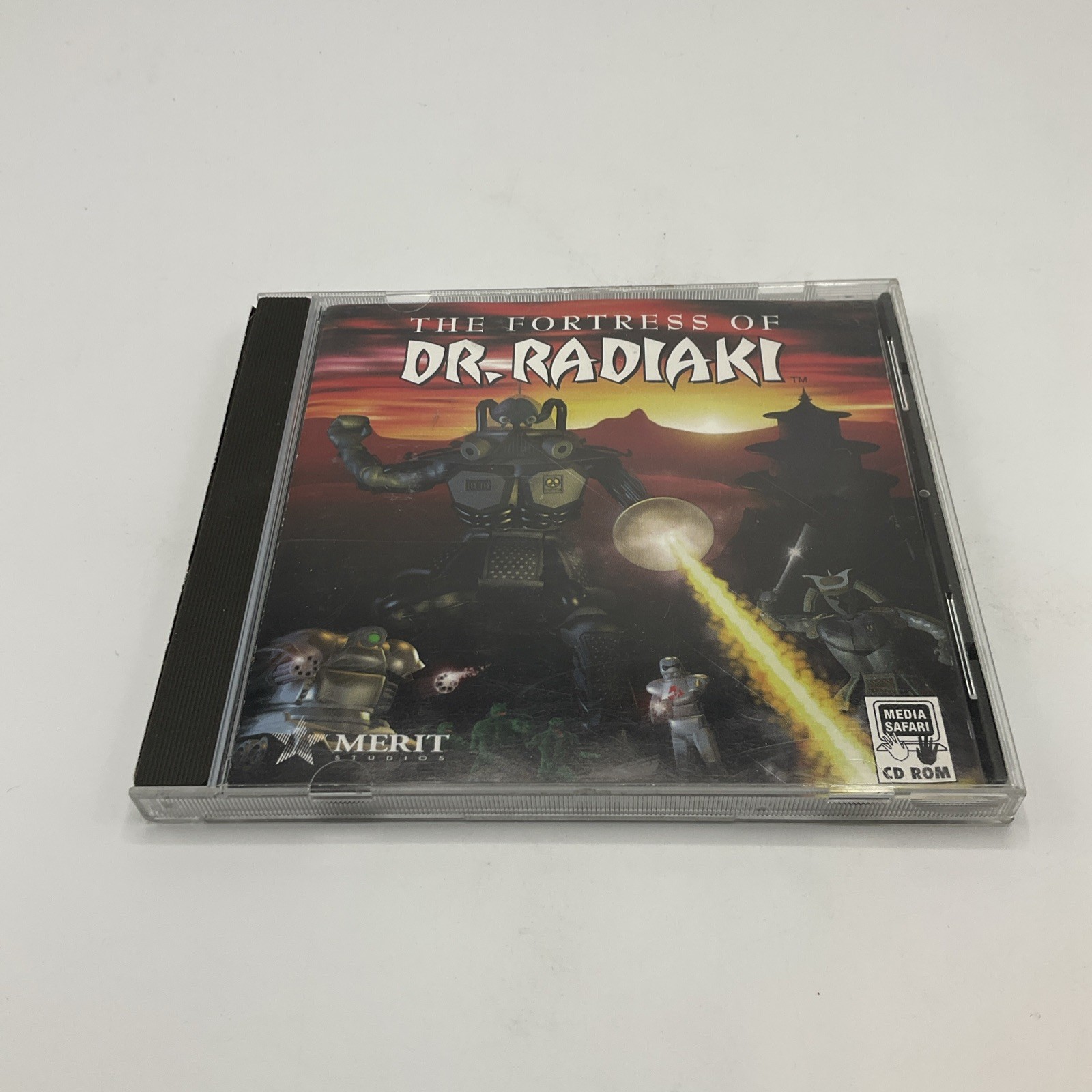 The FORTRESS OF DR. RADIAKI (PC CD-ROM Game, 1994, Merit Software) Used In Case