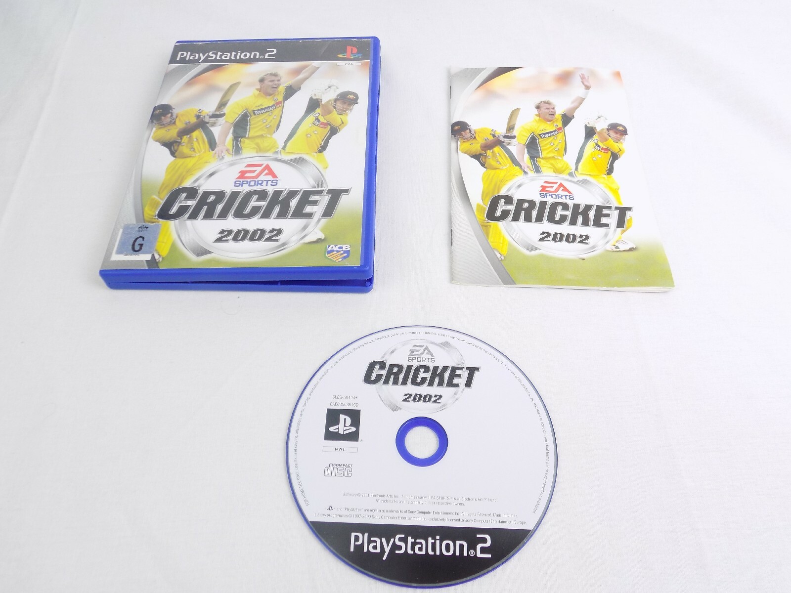 Mint Disc Playstation 2 Ps2 Cricket 2002 02 - Inc Manual