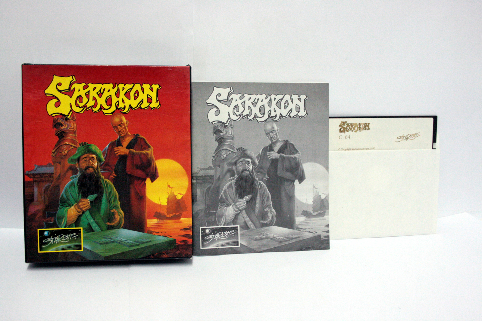 SARAKON STARBYTE DISK GAME VERSION USED GOOD COMMODORE 64 C64 FR1 65606