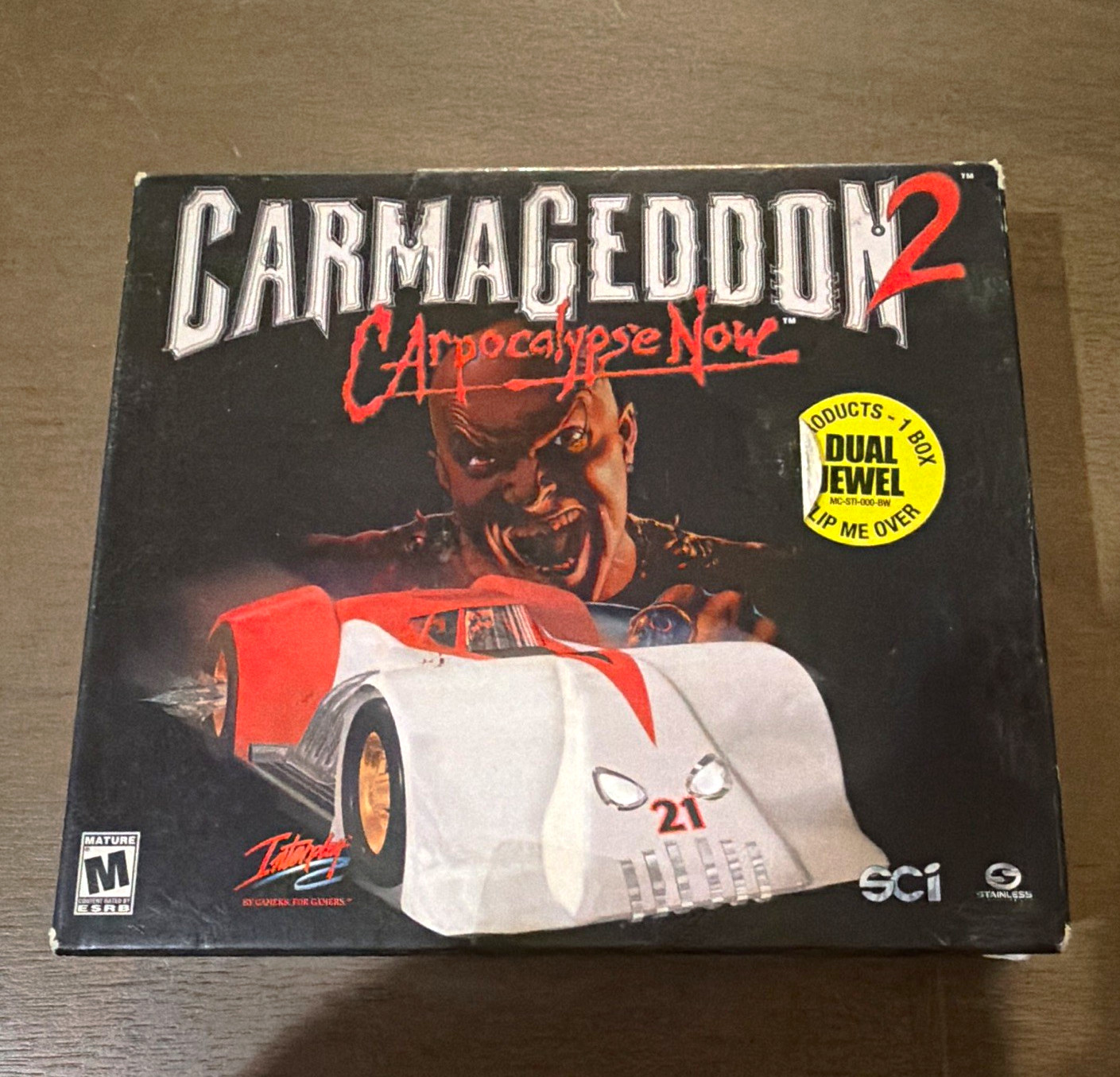 SCI Carmageddon 2: Carpocalypse Now / Crime Killer PC Dual Jewel 2-in-1 Sealed