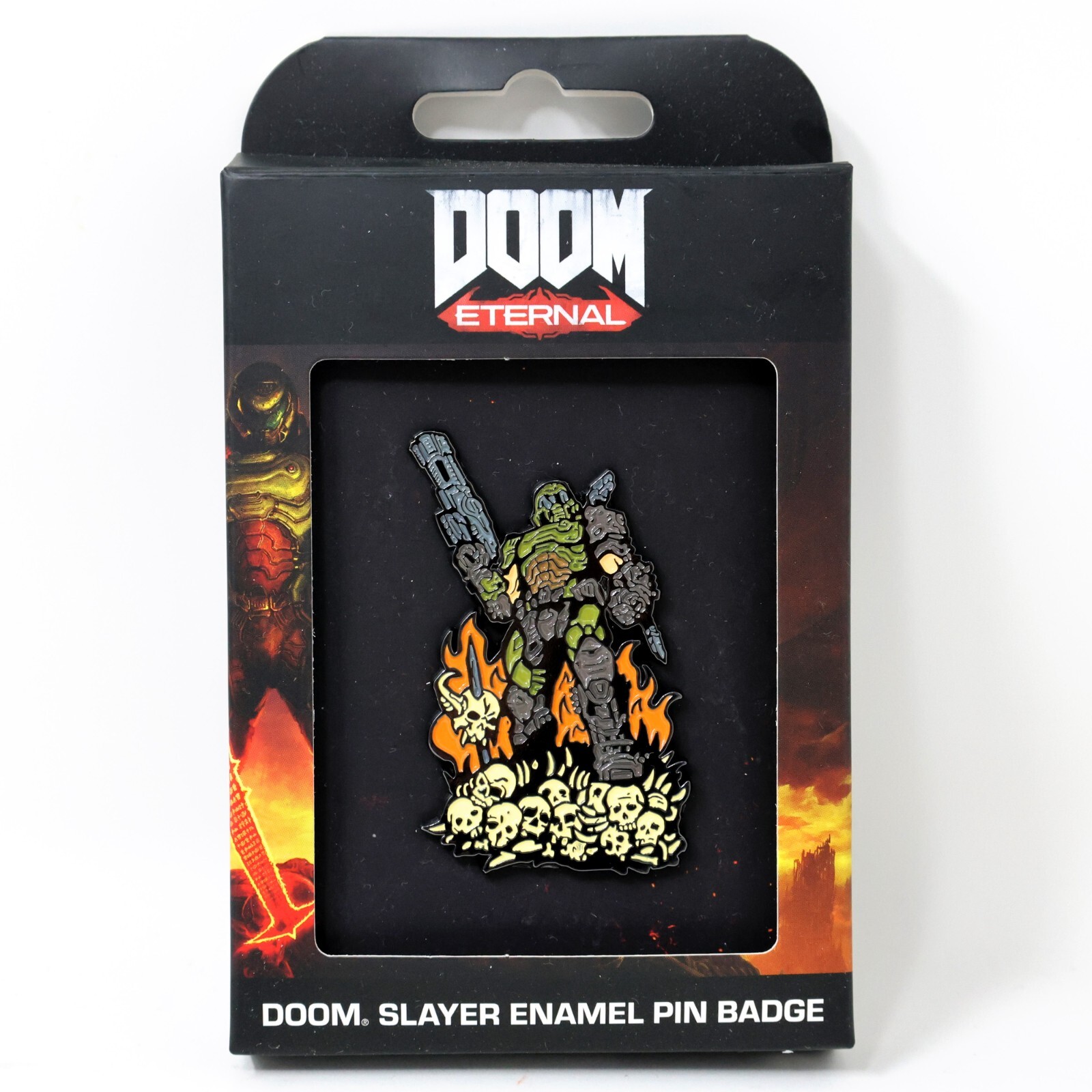 Doom Slayer Limited Edition Enamel Pin Official Bethesda Collectible Badge
