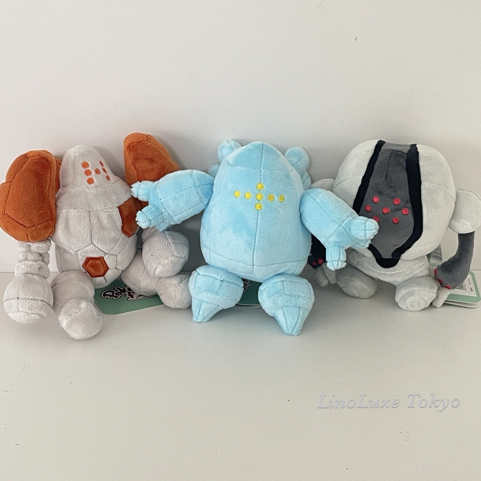 Pokemon Sitting Cuties Plush Regirock Regice Registeel Stuffed Toy Set of 3