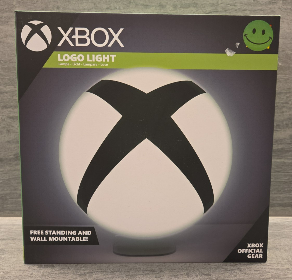Paladone Xbox Logo Light Lamp Official Gear Wall Mount or Free Standing LED