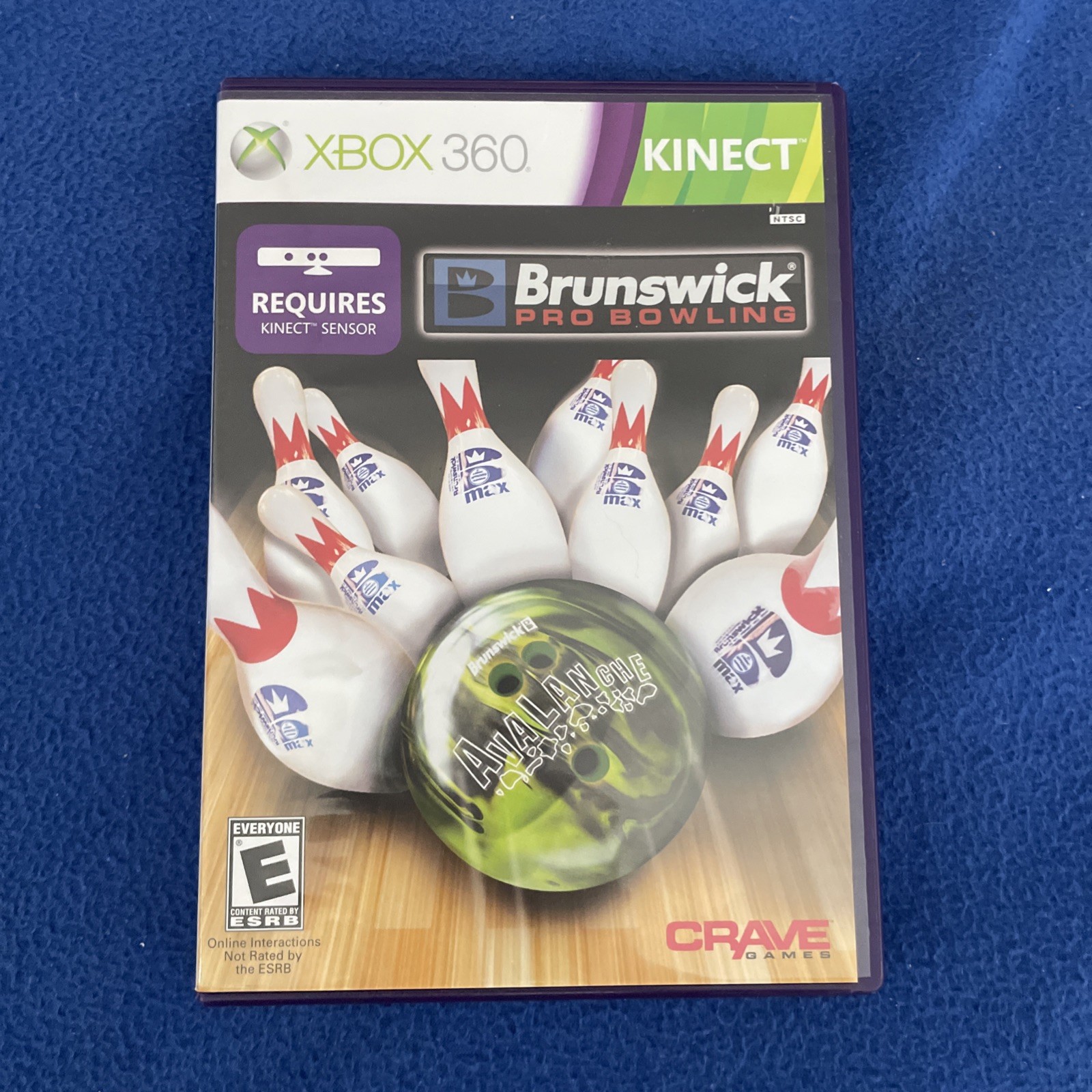 Brunswick Pro Bowling (Microsoft Xbox 360, 2010) Complete