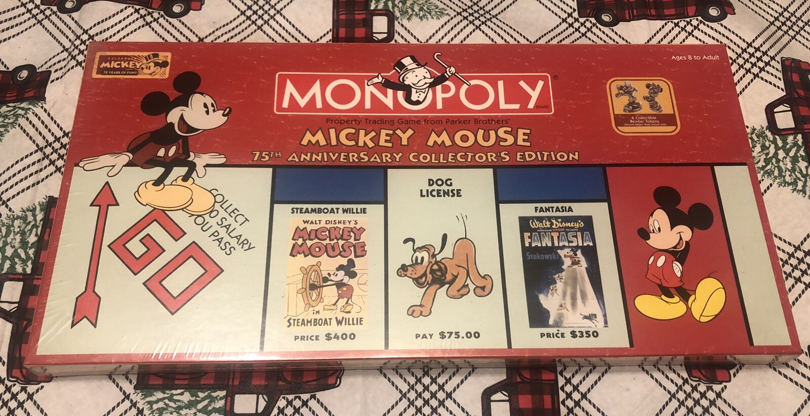 MONOPOLY Board Game 2004 Mickey Mouse 75th Anniversary Collectors Edition SEALED