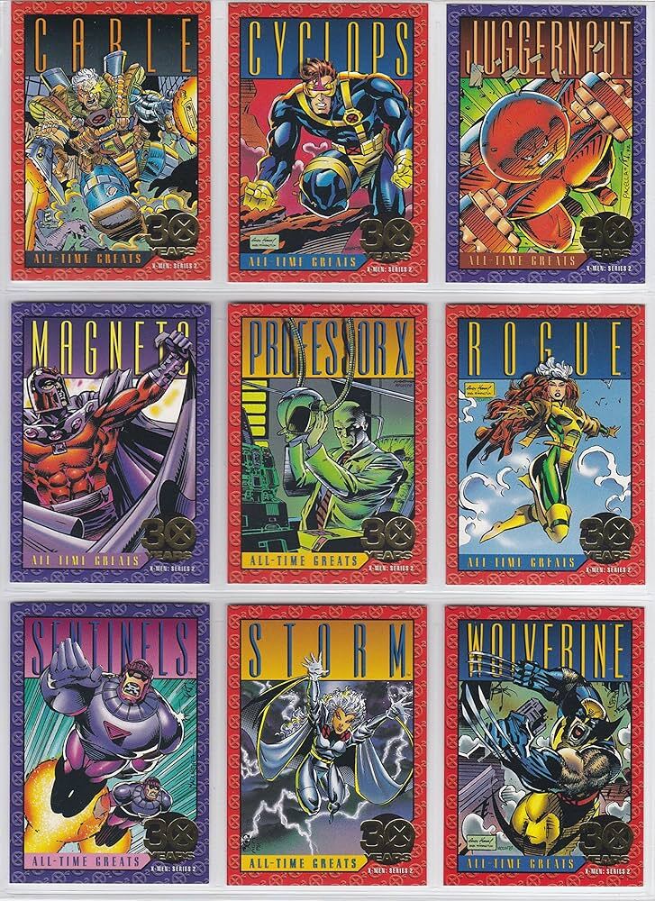 1993 X-MEN SERIES 2 SKYBOX SINGLES PLUS INSERTS COMPLETE YOUR SET PICK YOUR CARD