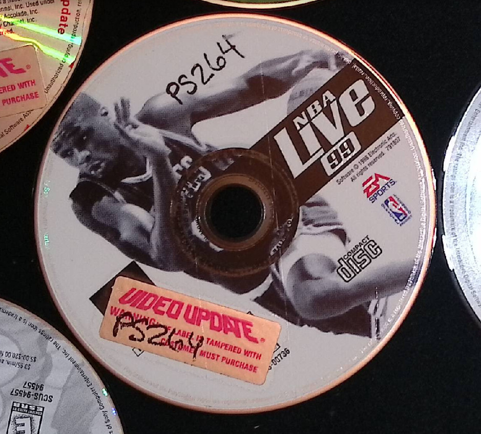 NBA Live 99 (Sony PlayStation 1, 1998) PS1