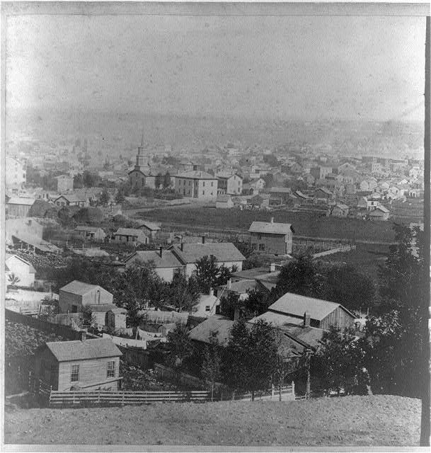 Photo:St Paul Minnesota 1867 Cityscape Stereograph Upton
