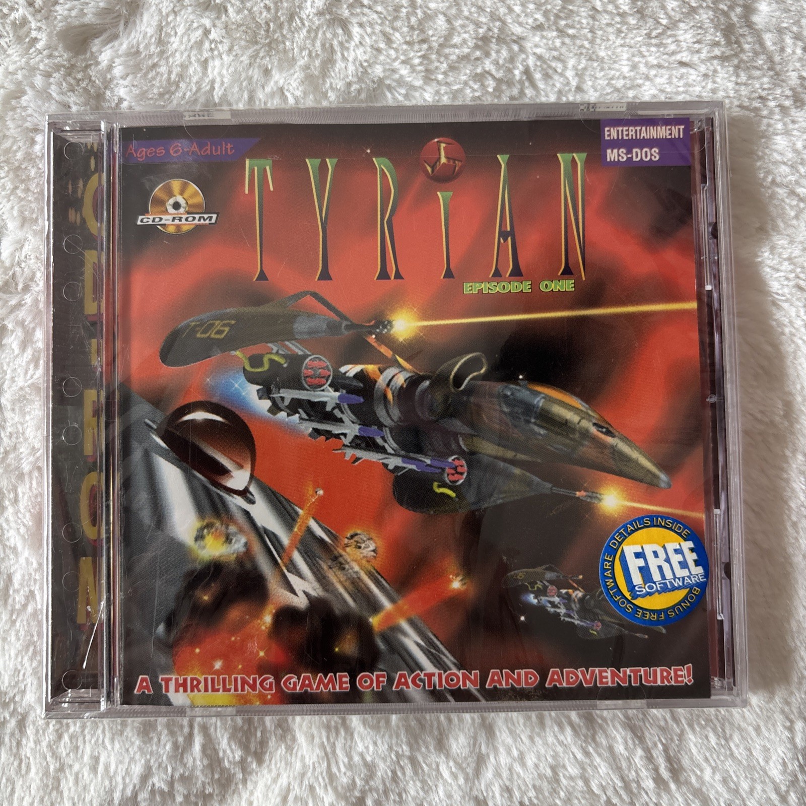 Tyrian Epsd. One -Epic MegaGames 1995 PC MS-DOS Rare Collectable Vintage Game