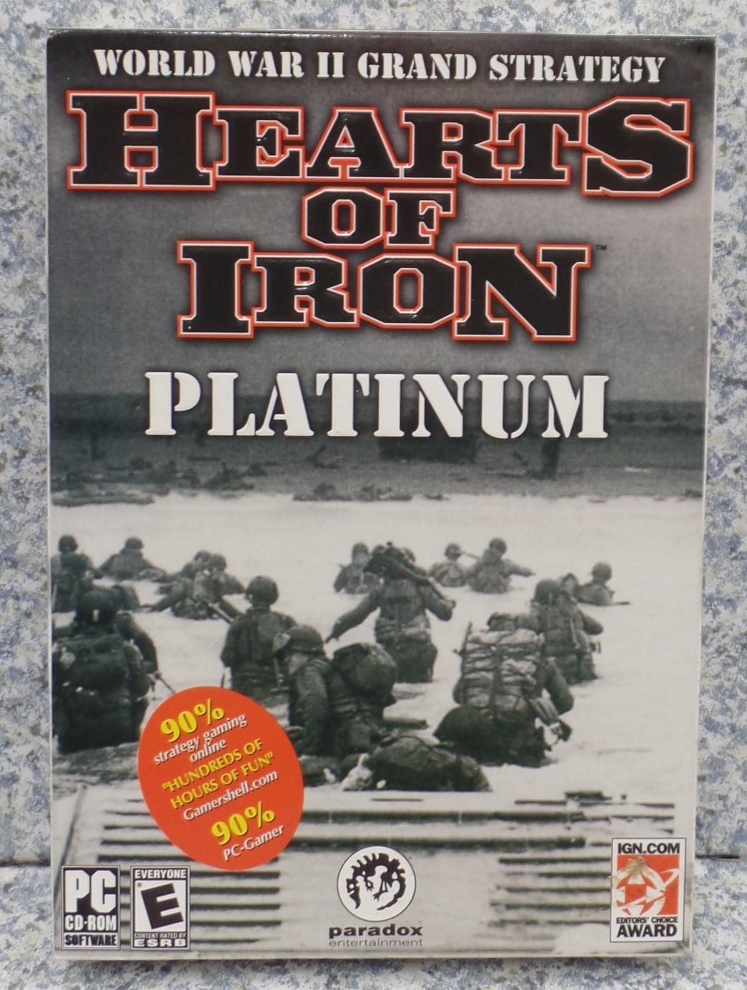 Video Game PC Hearts of Iron Platinum NEW SEALED Box