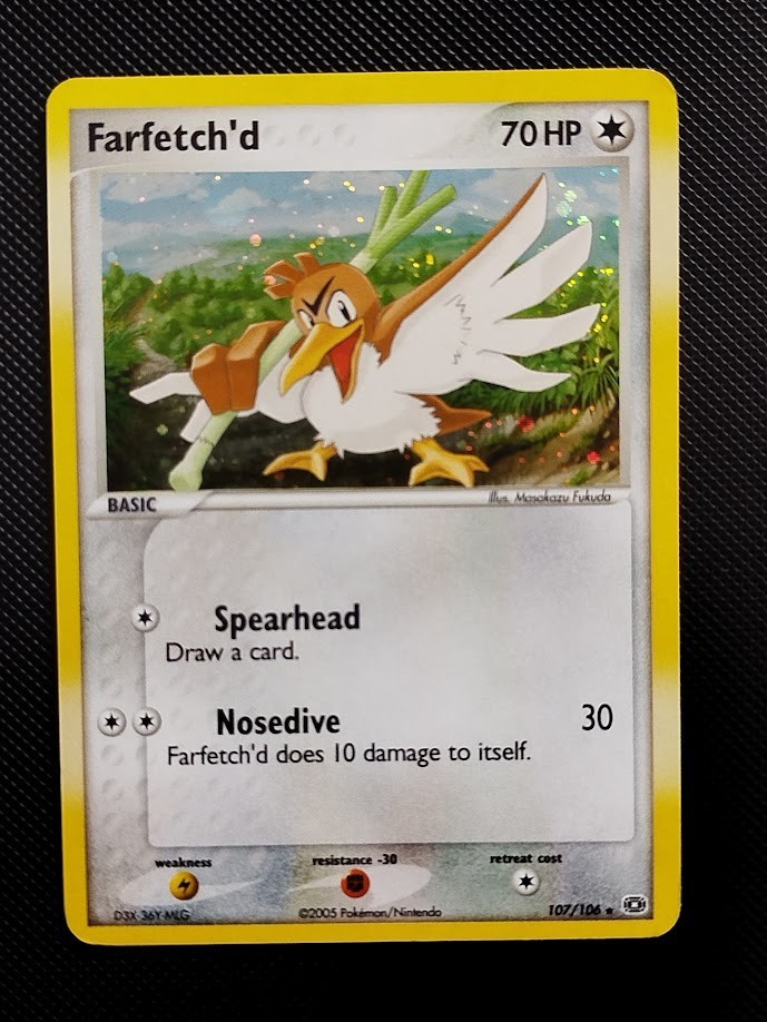 (VLP) Farfetch\'d 107/106 2005 Ex Emerald Secret Rare Pokemon Card