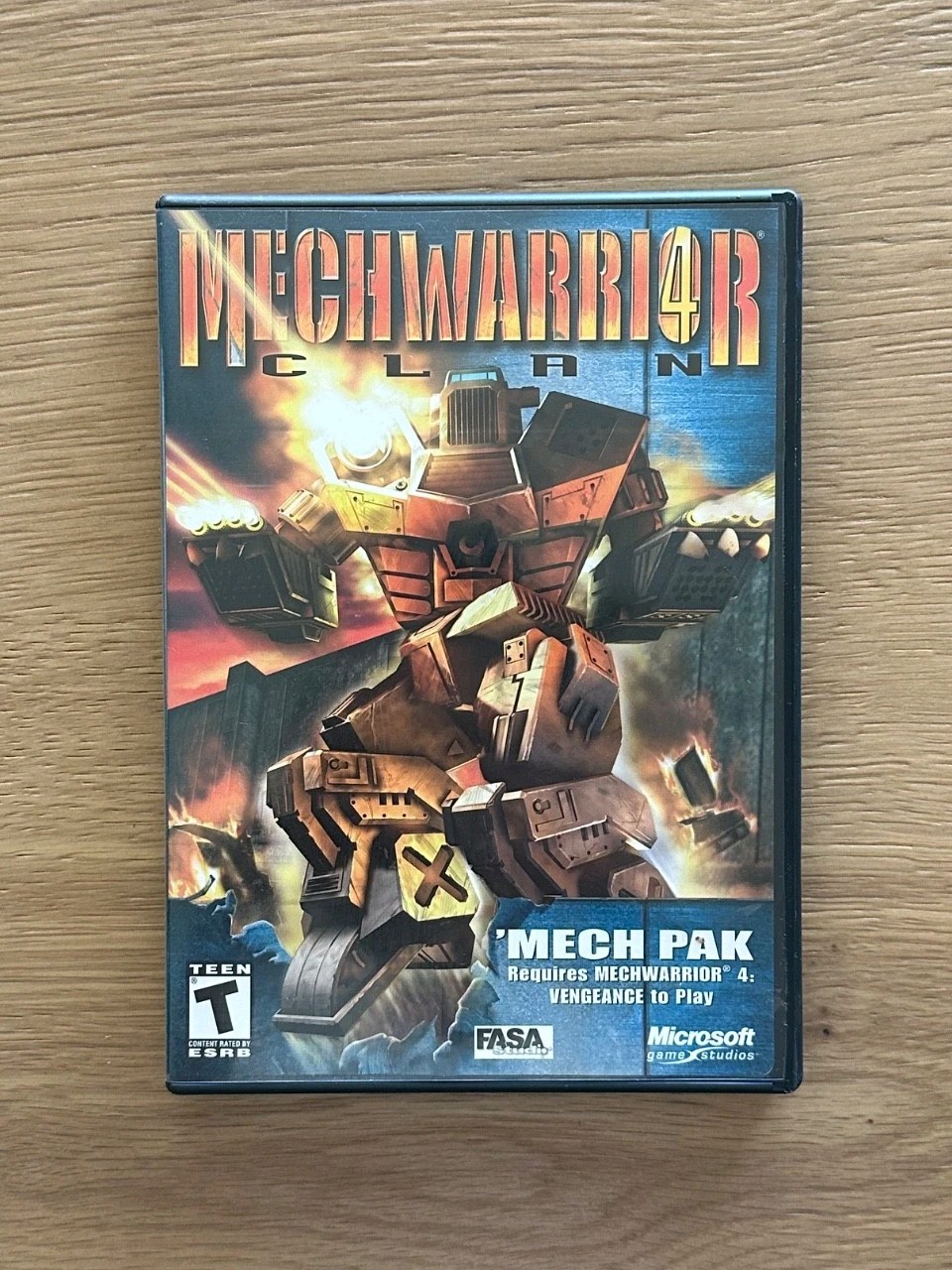 MechWarrior 4 Clan Mech Pak PC CD ROM Expansion Microsoft BattleTech CIB