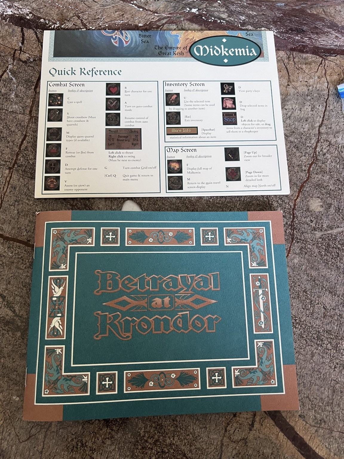 Betrayal at Krondor PC DOS RPG Video Game Midkemia Fantasy
