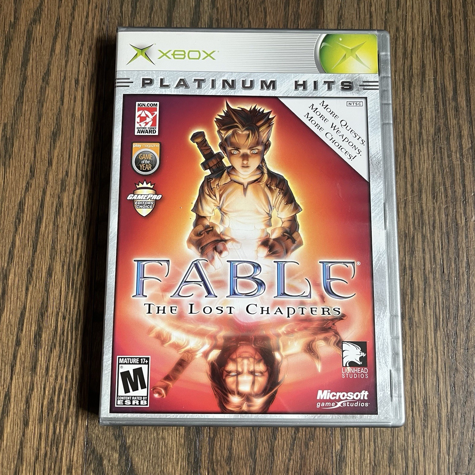Fable The Lost Chapters (Xbox Platinum Hits) Clean Complete CIB