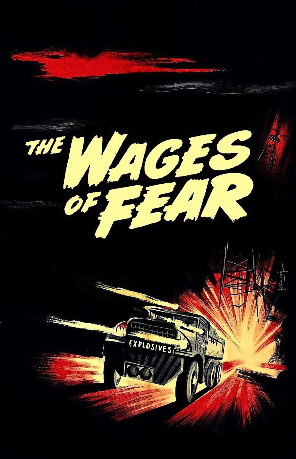 The Wages of Fear (1953) Movie Poster Print Wall Art Home Decor Vintage Film