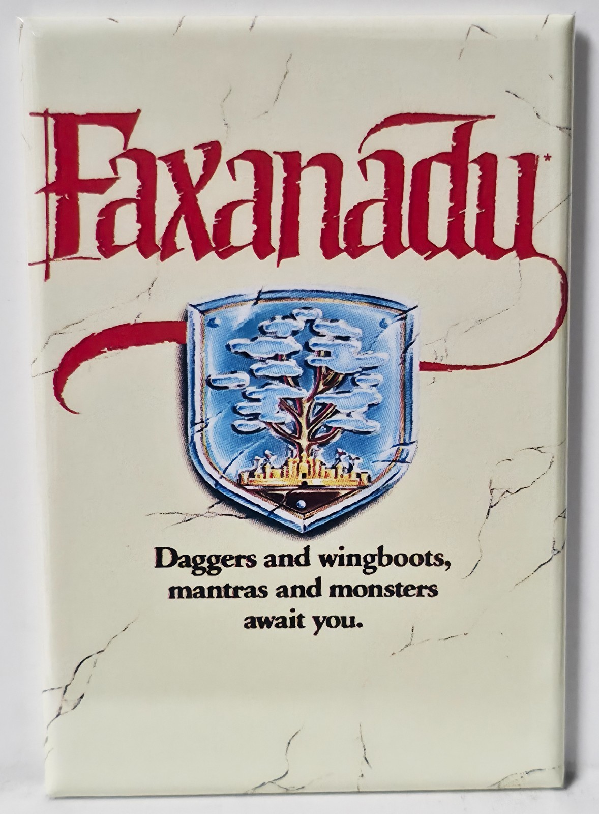 Faxanadu Vintage Game Box MAGNET 2
