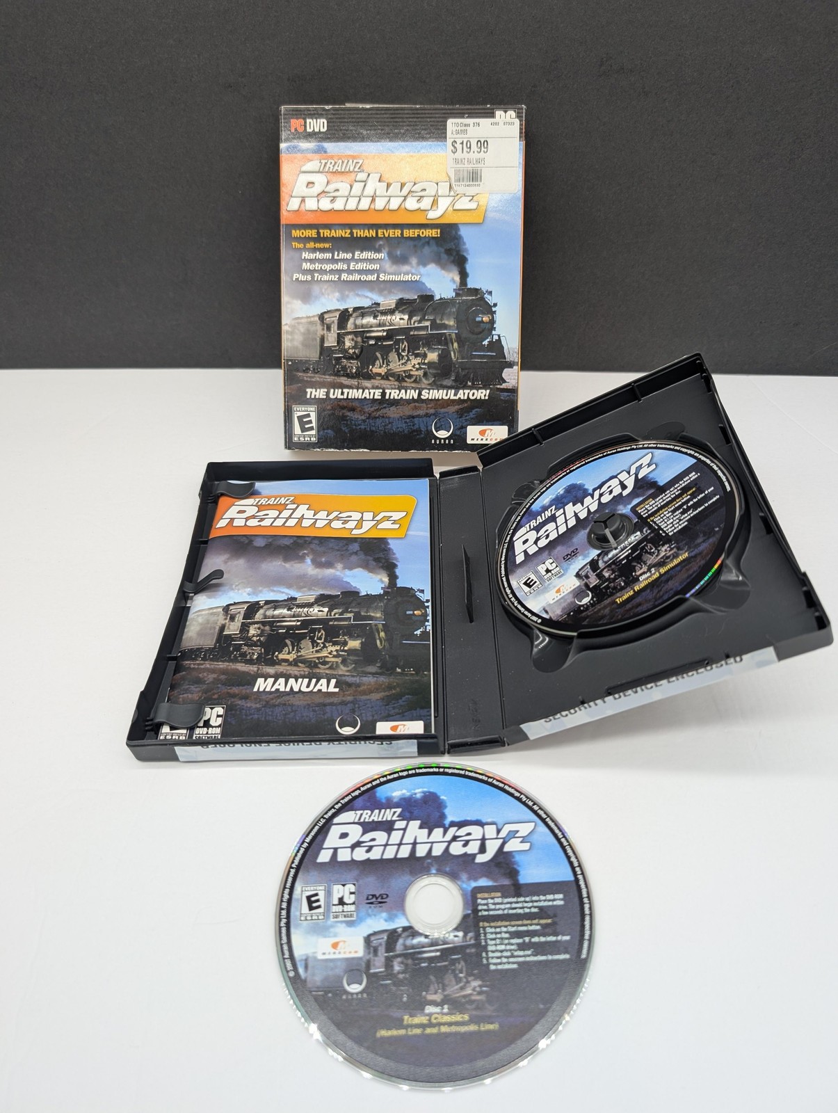 Trainz Train Simulator Railwayz PC DVD-ROM Game Manual 2007Auran