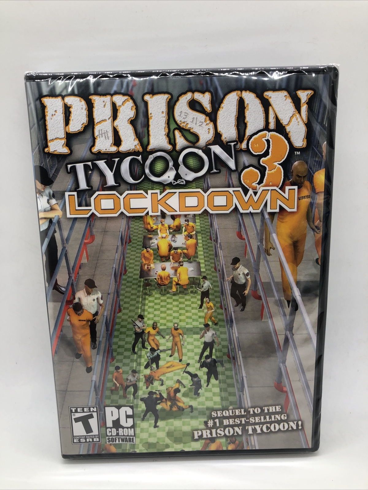 PC Prison Tycoon 3 Lockdown PC CD-ROM Software Factory Sealed NEW